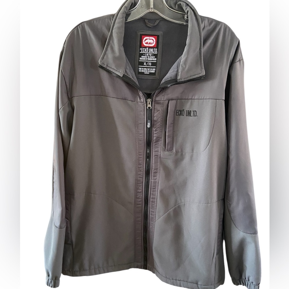 Ecko Unltd men’s grey jacket, size XL, like new